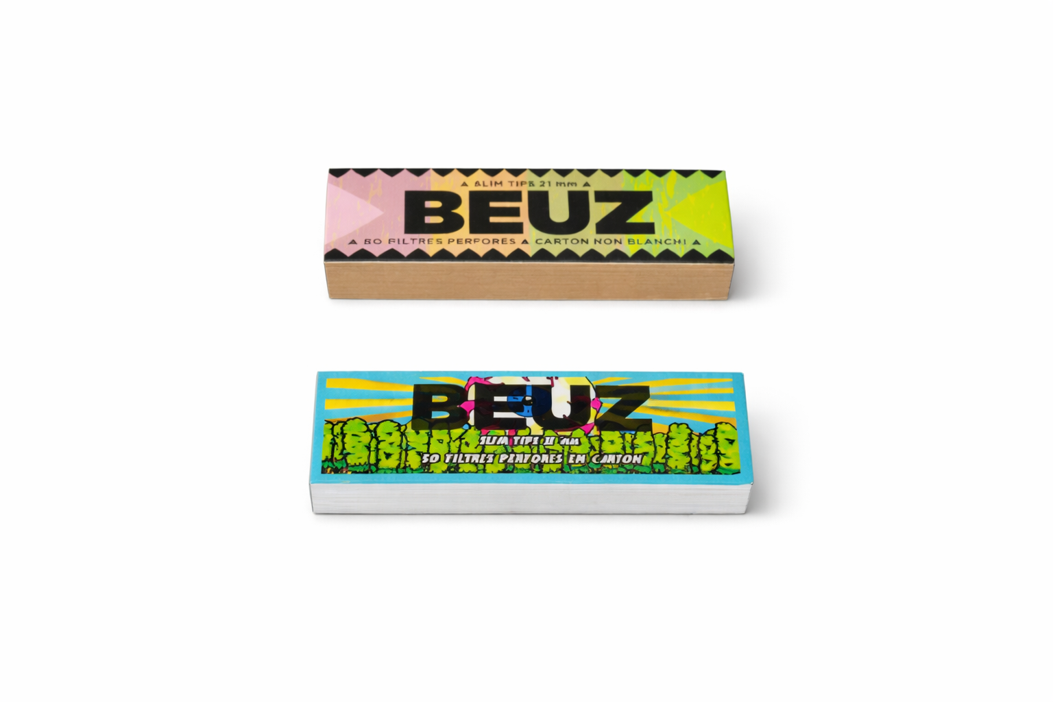BEUZ – Slim Tips perforés (carton non blanchi)