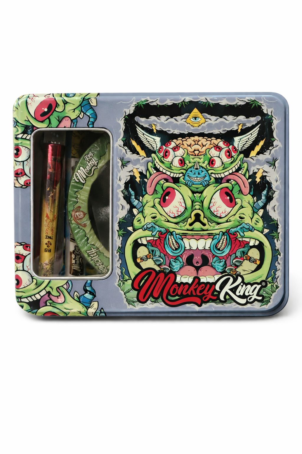 Coffret Monkey King – Accessoires fumeur design psychédélique
