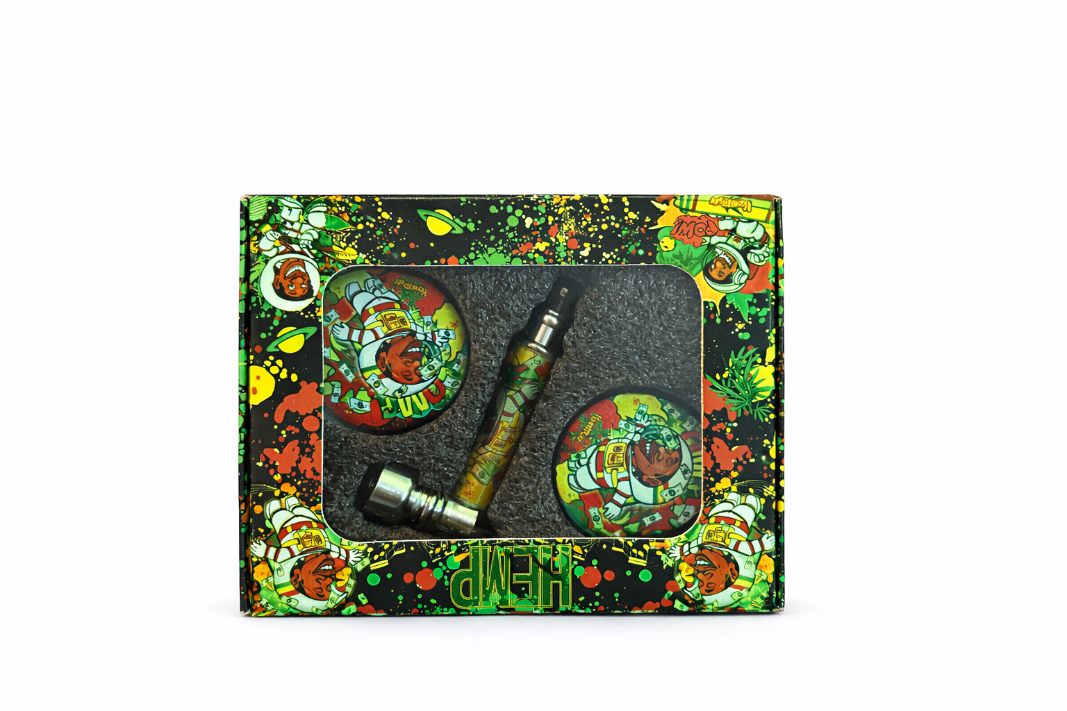 Kit fumeur HEMP motifs cartoon